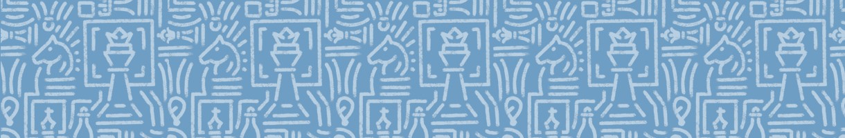 Chess Horizontal Blue