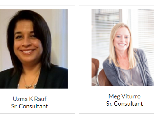 Uzma K Rauf and Meg Viturro named Senior Consultants, expanding Shopper & Consumer Insights, as well as Target Expertise